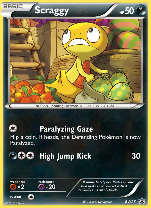 Scraggy — BW Black Star Promos #BW25 (Pokémon TCG card)