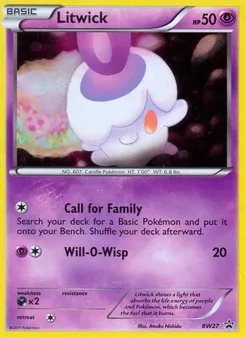 Litwick (BW Black Star Promos #BW27)