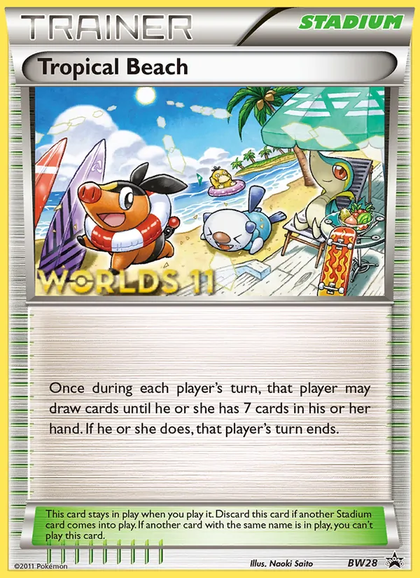Tropical Beach — BW Black Star Promos #BW28 (Pokémon TCG card)