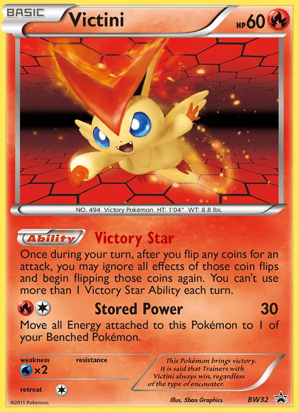Victini — BW Black Star Promos #BW32 (Pokémon TCG card)