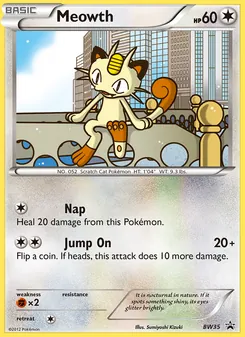 Meowth (BW Black Star Promos #BW35)