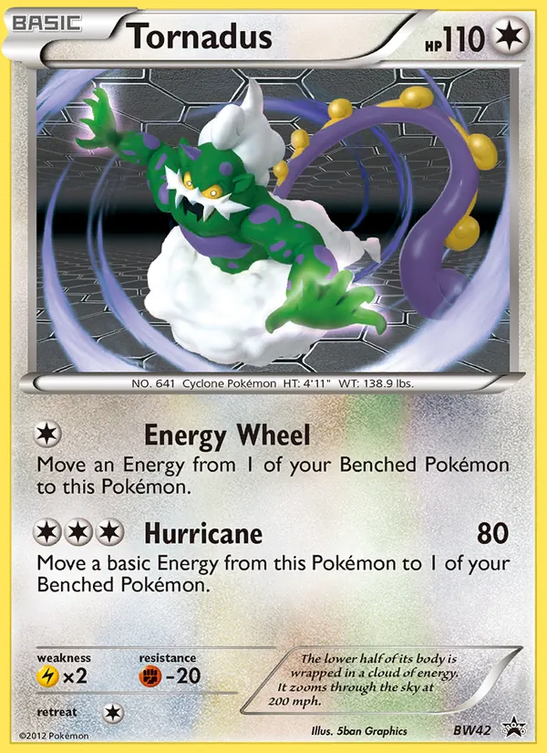 Tornadus — BW Black Star Promos #BW42 (Pokémon TCG card)