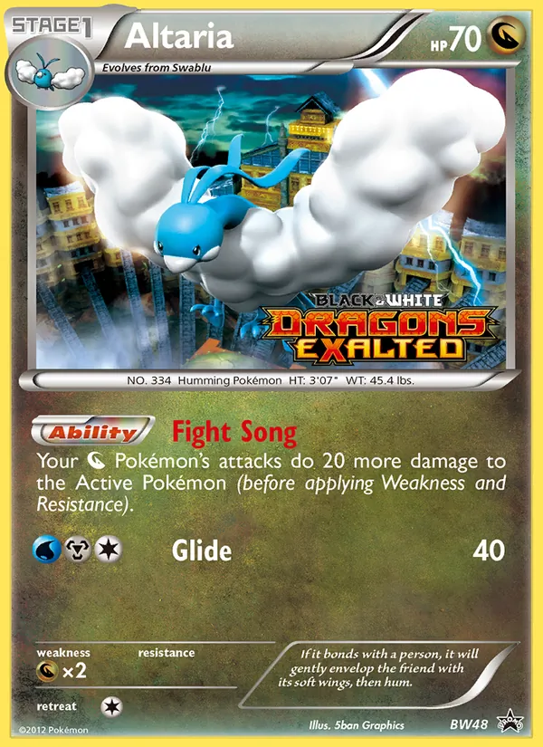 Altaria — BW Black Star Promos #BW48 (Pokémon TCG card)