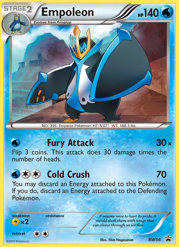 Empoleon — BW Black Star Promos #BW56 (Pokémon TCG card)