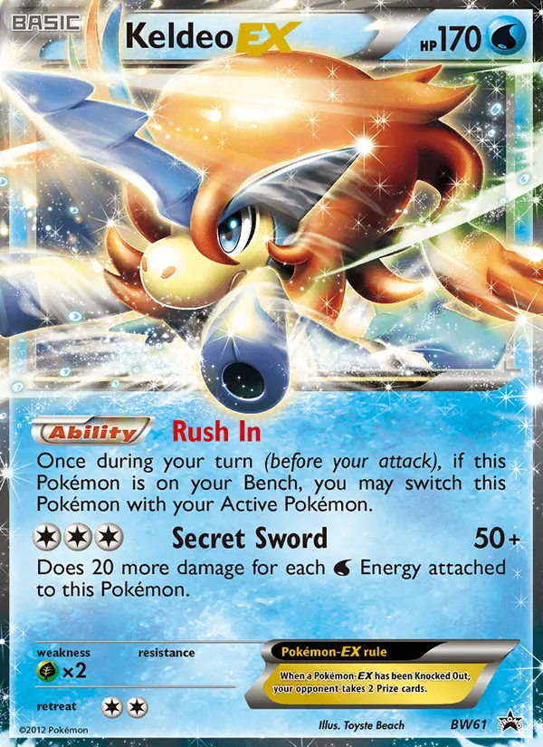 Keldeo-EX — BW Black Star Promos #BW61 (Pokémon TCG card)