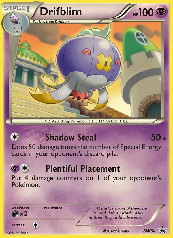 Drifblim — BW Black Star Promos #BW64 (Pokémon TCG card)