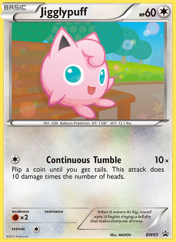 Jigglypuff — BW Black Star Promos #BW65 (Pokémon TCG card)
