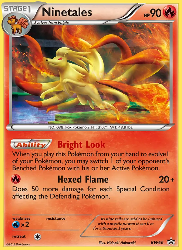 Ninetales — BW Black Star Promos #BW66 (Pokémon TCG card)