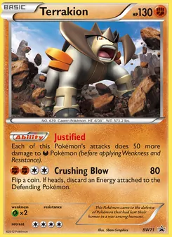 Terrakion (BW Black Star Promos #BW71)