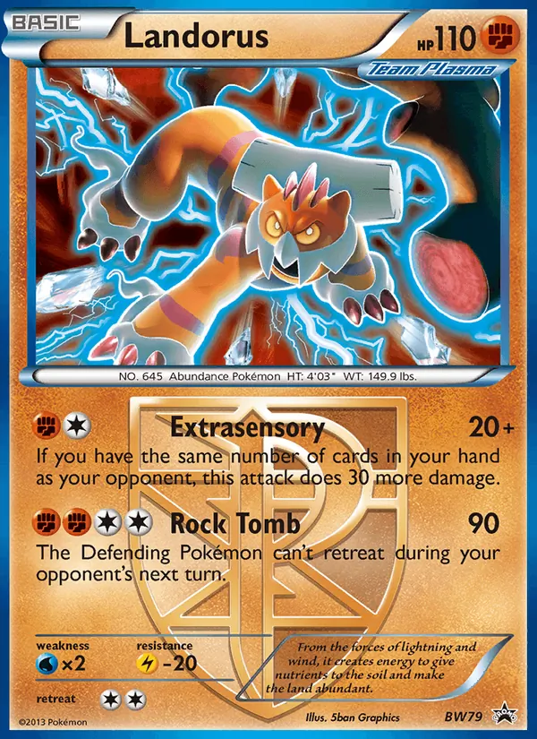 Landorus — BW Black Star Promos #BW79 (Pokémon TCG card)