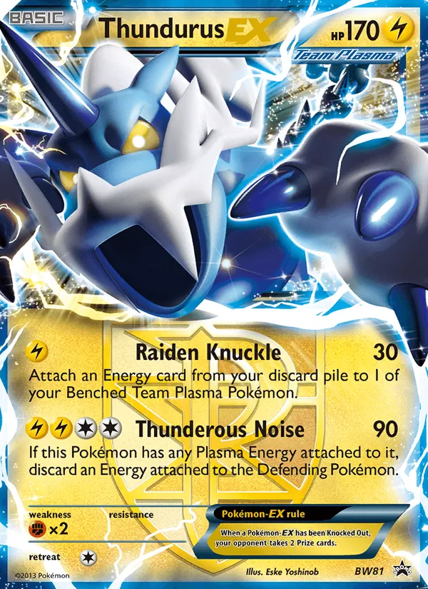 Thundurus-EX — BW Black Star Promos #BW81 (Pokémon TCG card)