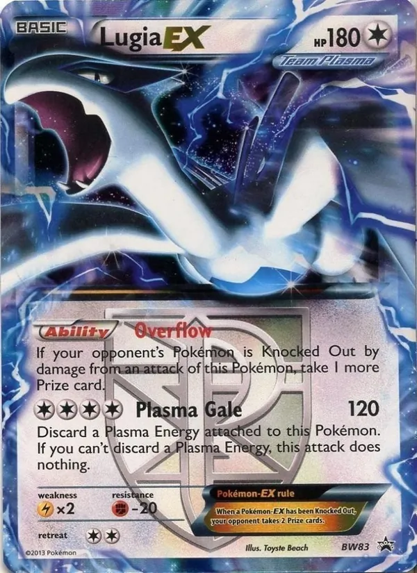 Lugia-EX — BW Black Star Promos #BW83 (Pokémon TCG card)