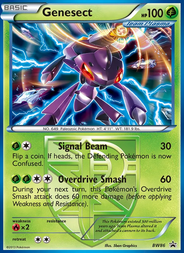 Genesect — BW Black Star Promos #BW86 (Pokémon TCG card)