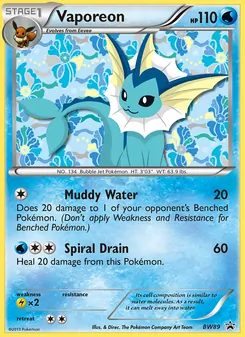 Vaporeon (BW Black Star Promos #BW89)