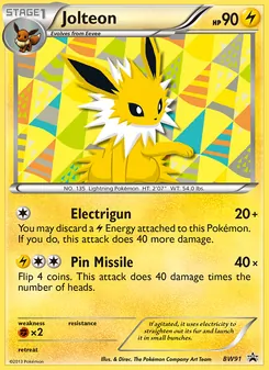 Jolteon (BW Black Star Promos #BW91)