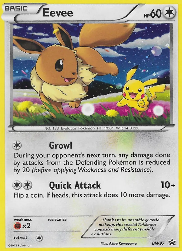 Eevee — BW Black Star Promos #BW97 (Pokémon TCG card)