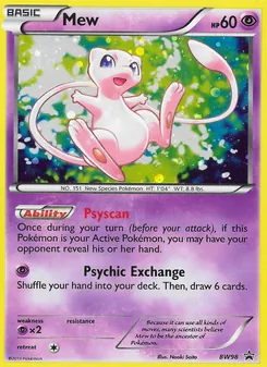 Mew (BW Black Star Promos #BW98)