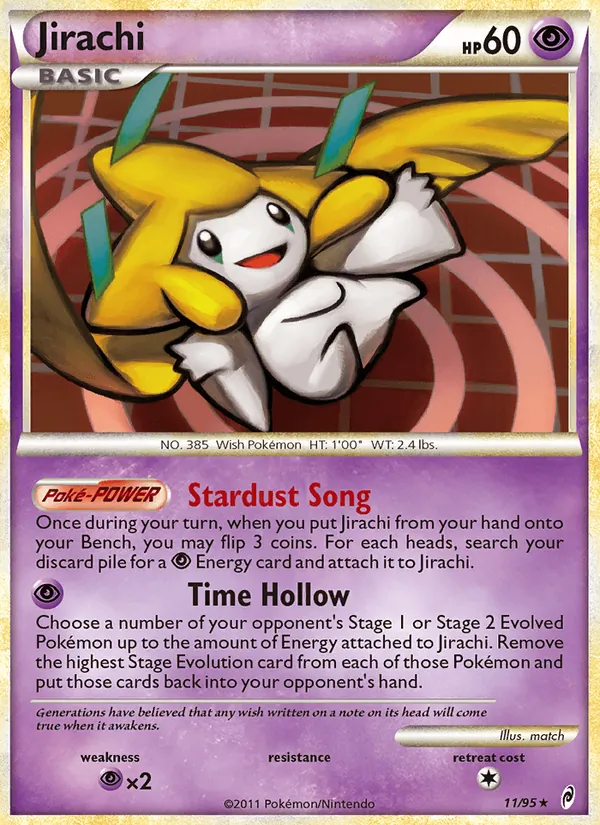 Jirachi — Call of Legends #11 (Pokémon TCG card)