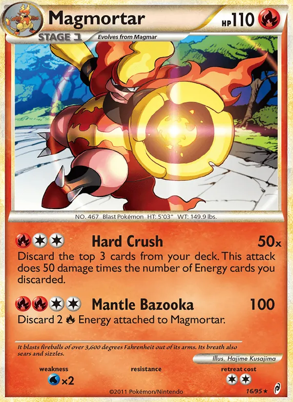 Magmortar — Call of Legends #16 (Pokémon TCG card)