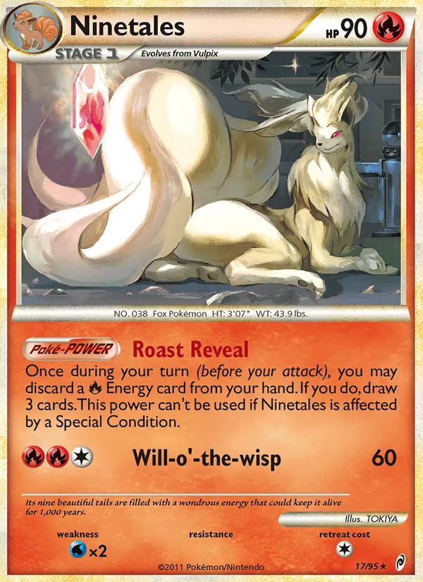 Ninetales — Call of Legends #17 (Pokémon TCG card)