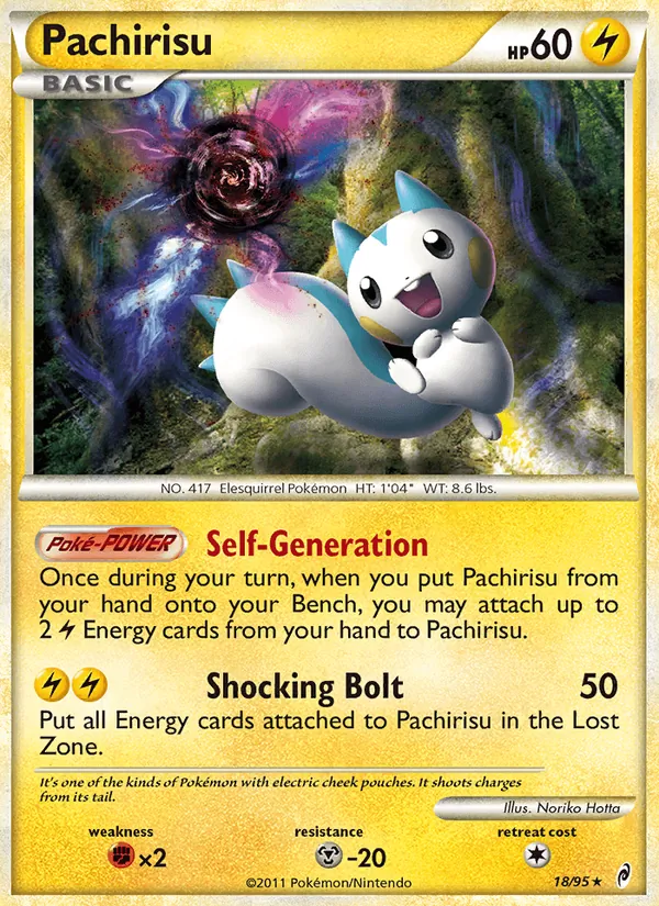 Pachirisu — Call of Legends #18 (Pokémon TCG card)