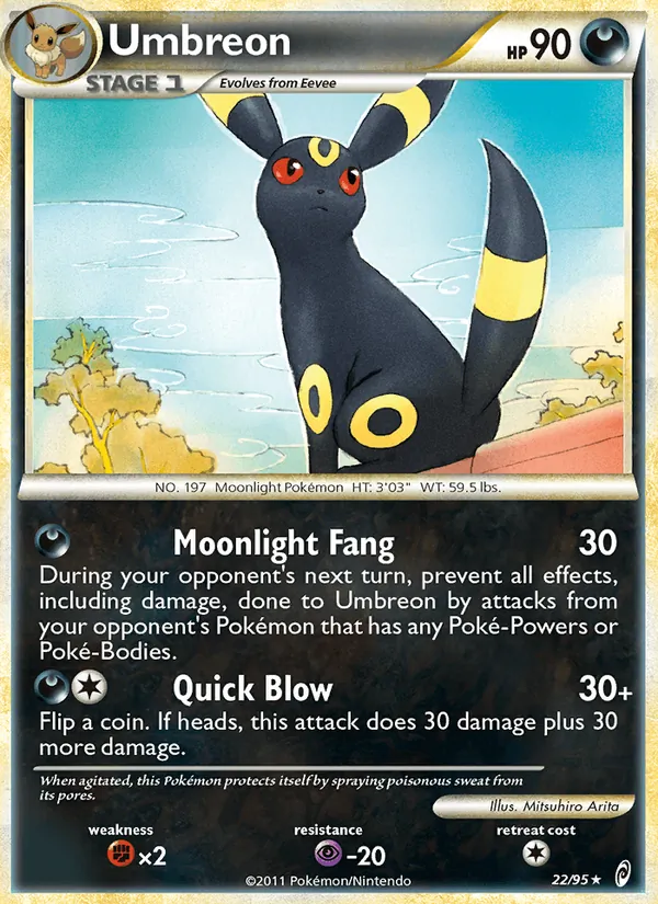 Umbreon — Call of Legends #22 (Pokémon TCG card)