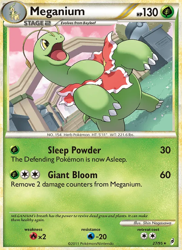 Meganium — Call of Legends #27 (Pokémon TCG card)
