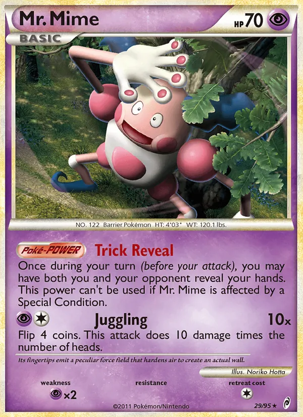 Mr. Mime — Call of Legends #29 (Pokémon TCG card)