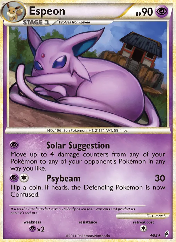 Espeon — Call of Legends #4 (Pokémon TCG card)