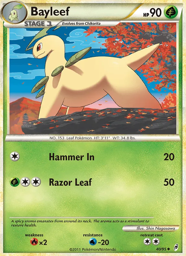 Bayleef — Call of Legends #40 (Pokémon TCG card)