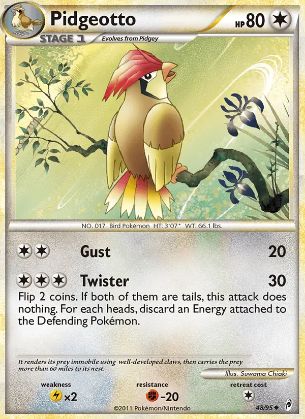 Pidgeotto — Call of Legends #48 (Pokémon TCG card)