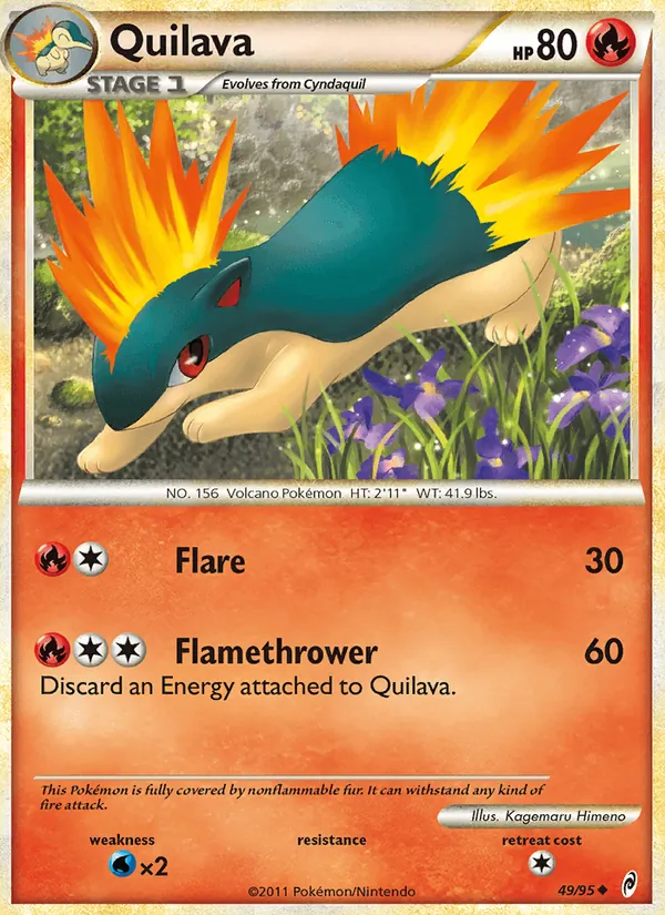 Quilava — Call of Legends #49 (Pokémon TCG card)