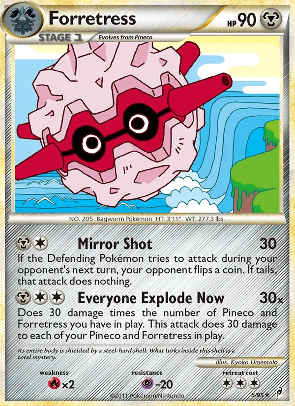 Forretress — Call of Legends #5 (Pokémon TCG card)