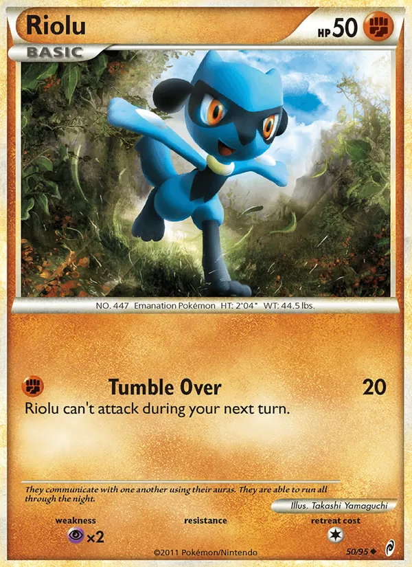 Riolu — Call of Legends #50 (Pokémon TCG card)
