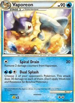Vaporeon (Call of Legends #52)