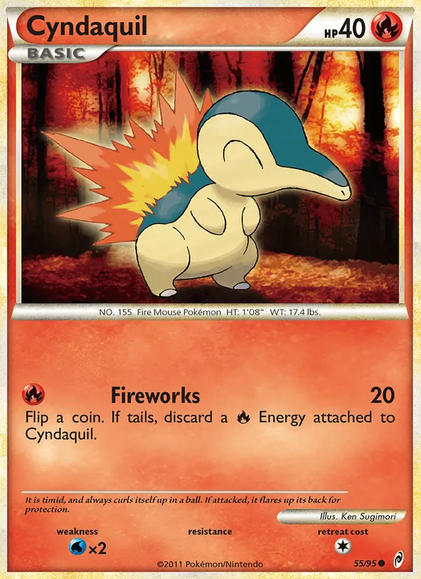 Cyndaquil — Call of Legends #55 (Pokémon TCG card)