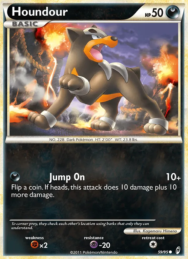Houndour — Call of Legends #59 (Pokémon TCG card)