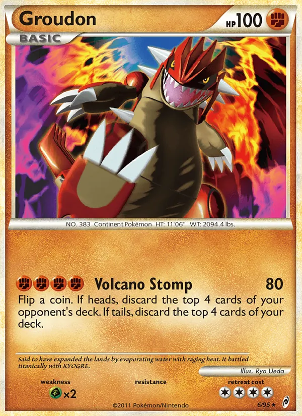 Groudon — Call of Legends #6 (Pokémon TCG card)