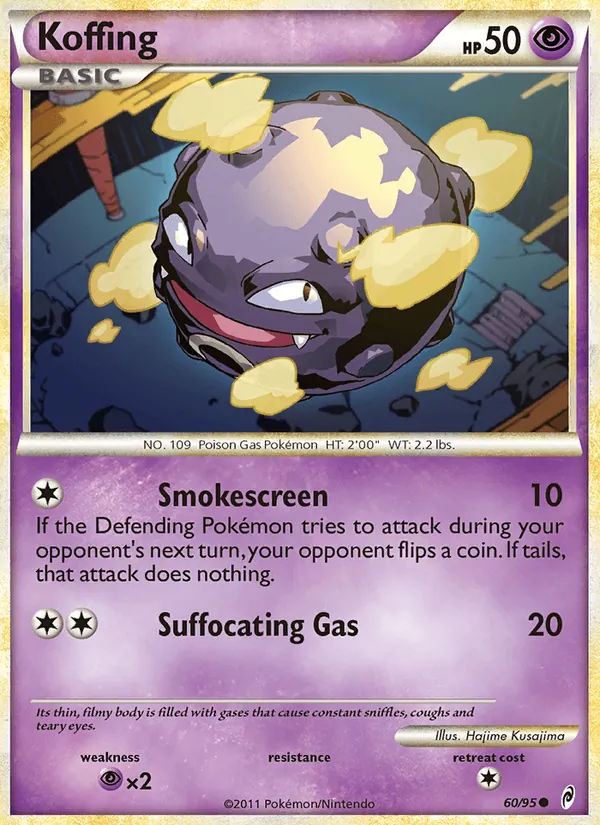 Koffing — Call of Legends #60 (Pokémon TCG card)
