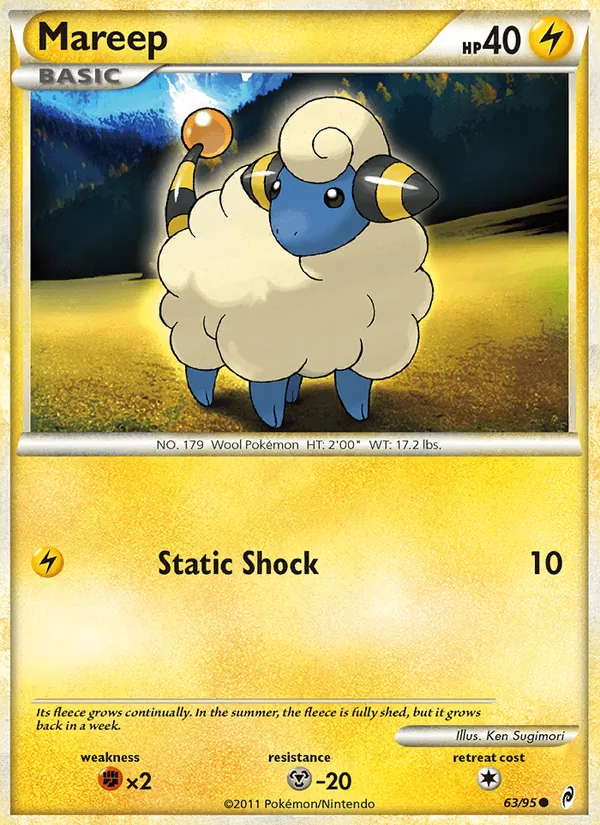 Mareep — Call of Legends #63 (Pokémon TCG card)