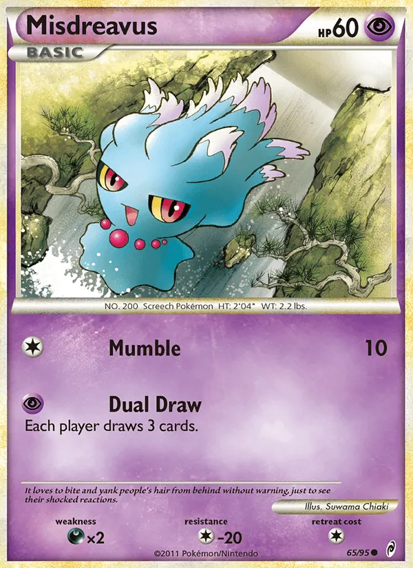 Misdreavus — Call of Legends #65 (Pokémon TCG card)