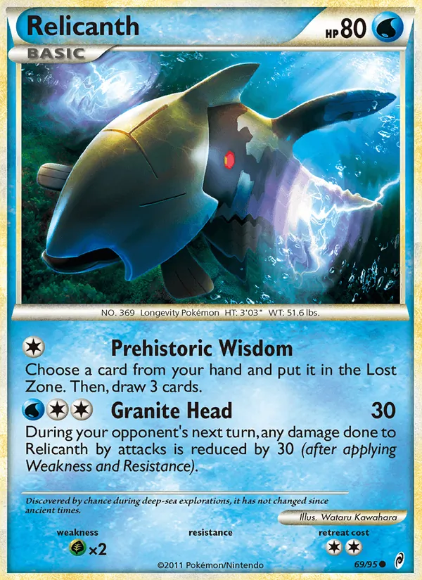 Relicanth — Call of Legends #69 (Pokémon TCG card)