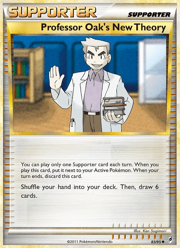 Professor Oak's New Theory — Call of Legends #83 (Pokémon TCG card)