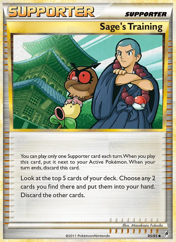 Sage's Training — Call of Legends #85 (Pokémon TCG card)