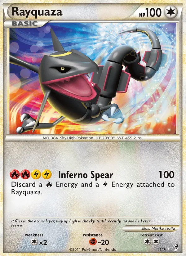 Rayquaza — Call of Legends #SL10 (Pokémon TCG card)
