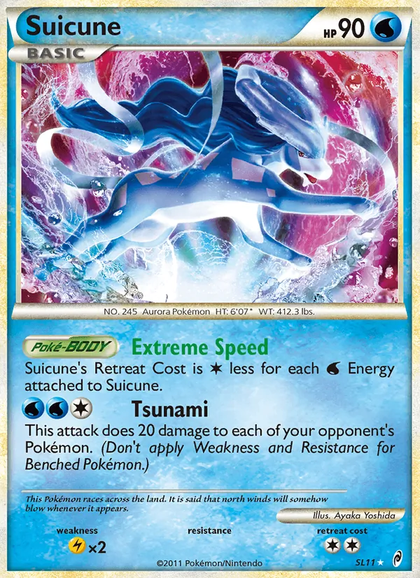 Suicune — Call of Legends #SL11 (Pokémon TCG card)