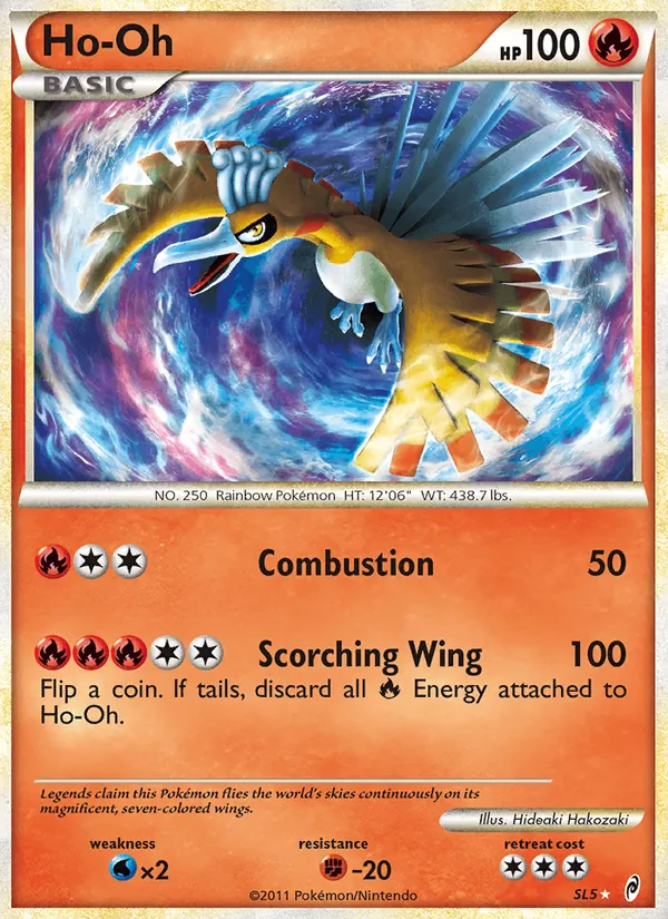 Ho-Oh — Call of Legends #SL5 (Pokémon TCG card)