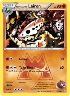 Team Magma's Lairon (Double Crisis #13)