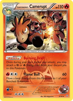 Team Magma's Camerupt (Double Crisis #2)
