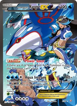 Team Aqua's Kyogre EX (Double Crisis #6)